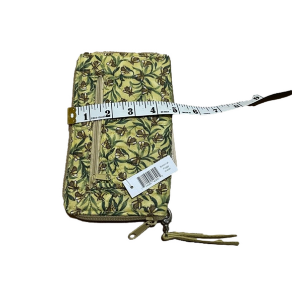 Donna by Donna Sharp Quilted Botanical Peggy Bee Fabric Wallet NWT - Picture 7 of 8